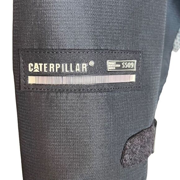 Caterpillar black fleece lined weatherproof jacket size L - Picture 10 of 16